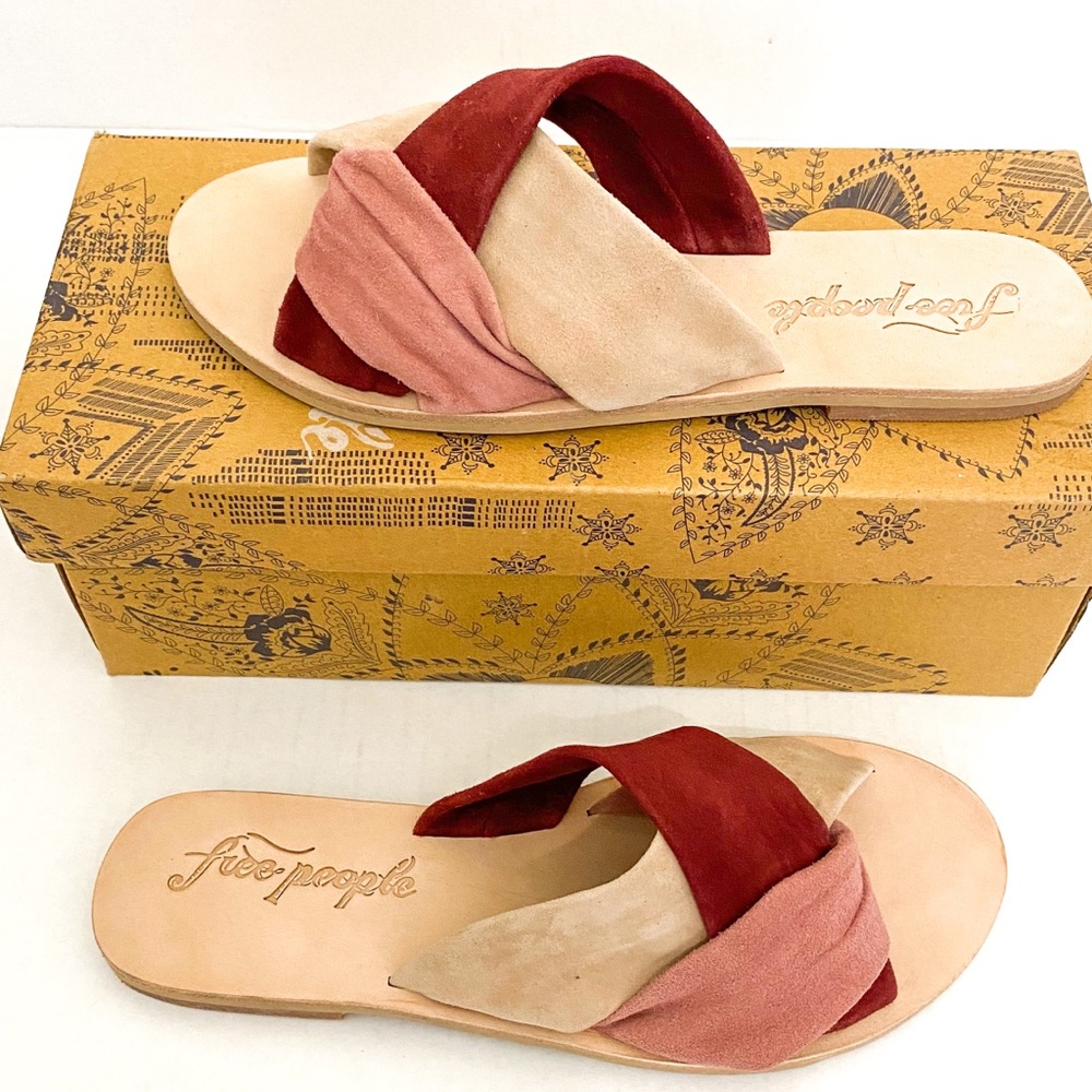 Free People Rio Vista Slide Multicolor Sandal NWT